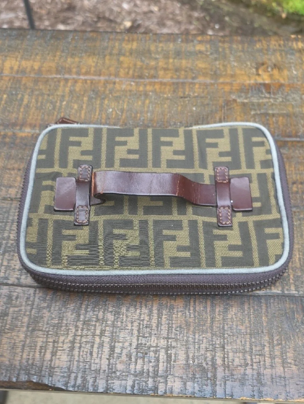 Fendi Zucca Vanity Traincase Bag